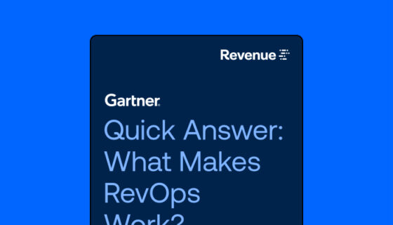 Gartner Quick Answer: What Makes RevOps Work?